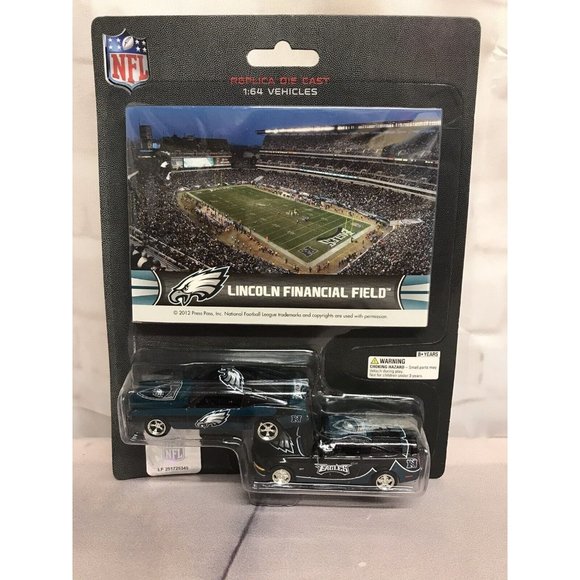 Press Pass Collectibles Other - Philadelphia Eagle Die Cast Car 1:64 Ford Mustang Lincoln Financial Stadium Card